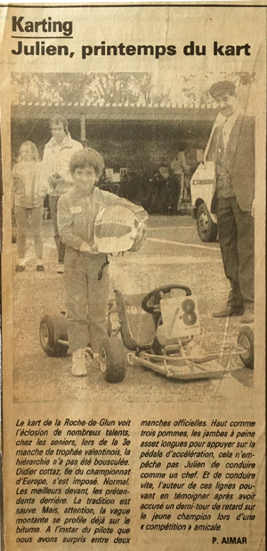 Julien Dannonay karting